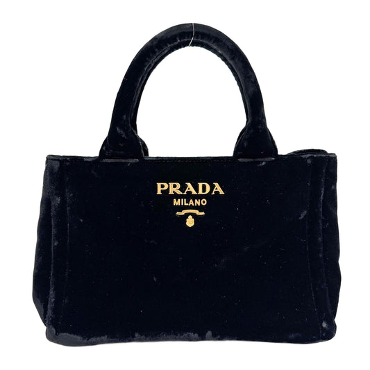 Mini Canapa Black Velvet Two Way Bag