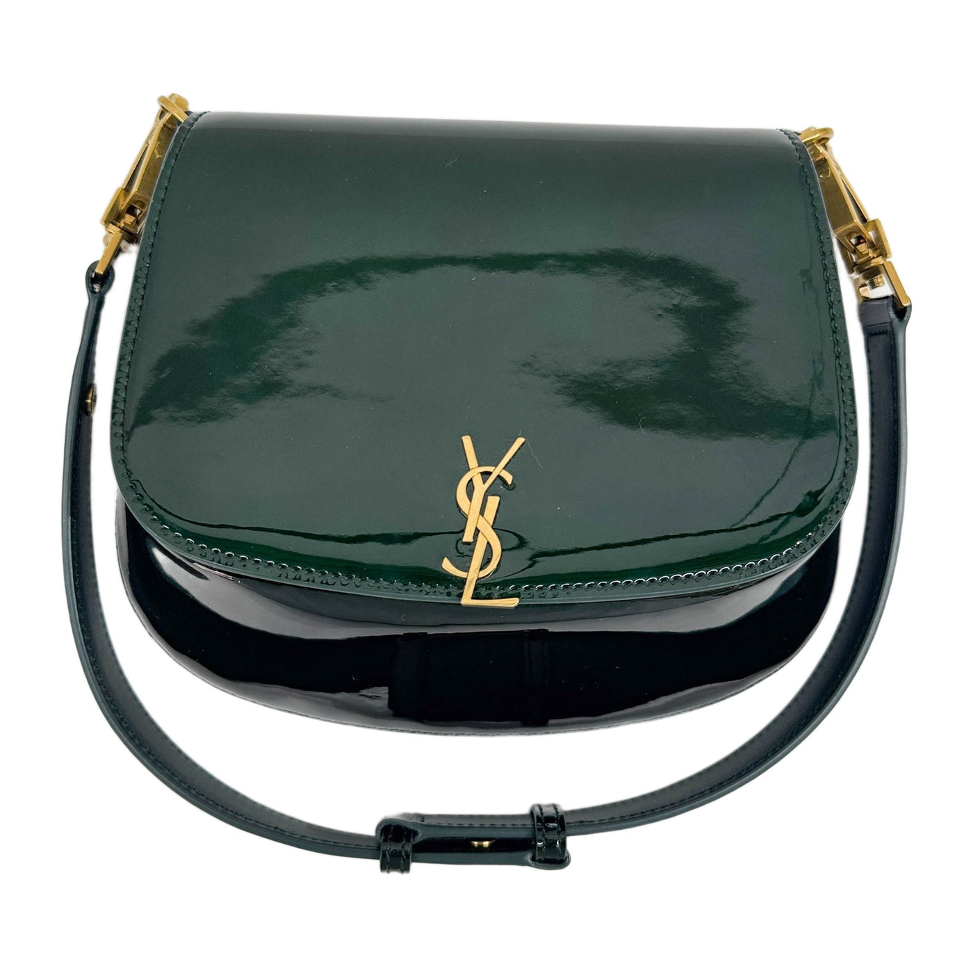 Voltaire Emerald Green Leather Shoulder Bag