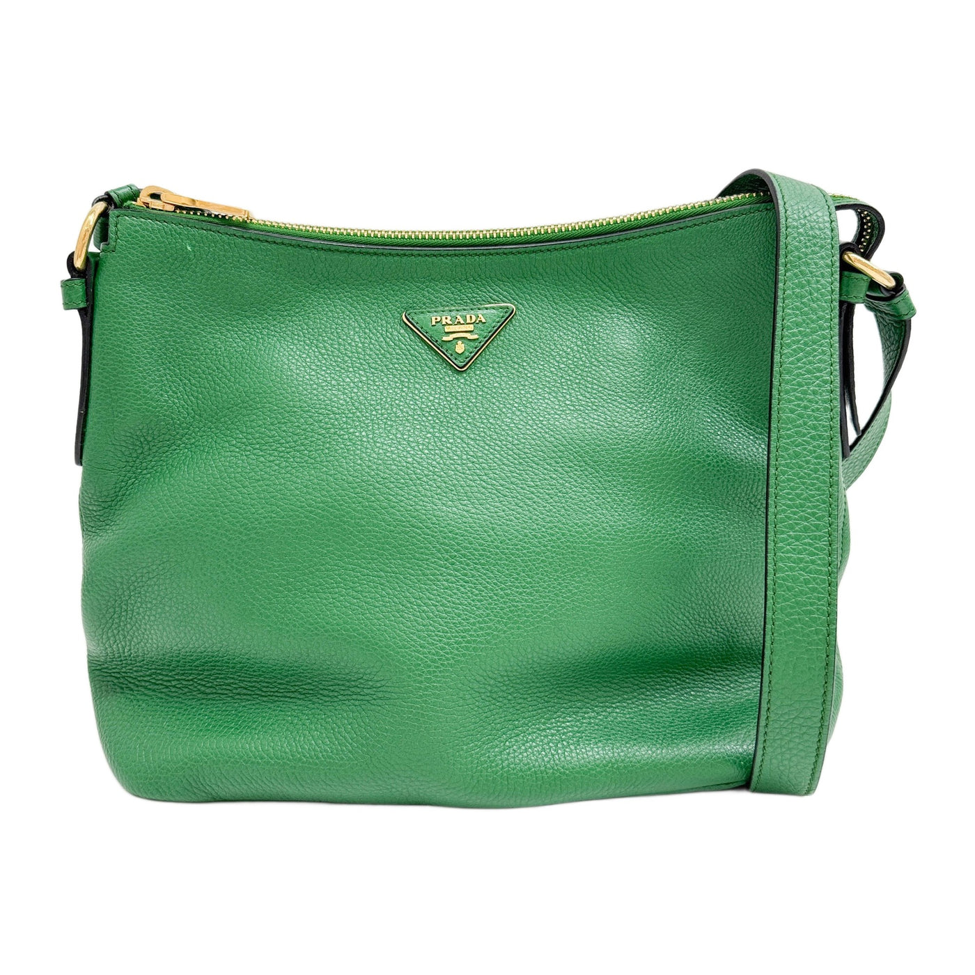 Green Leather Crossbody Bag