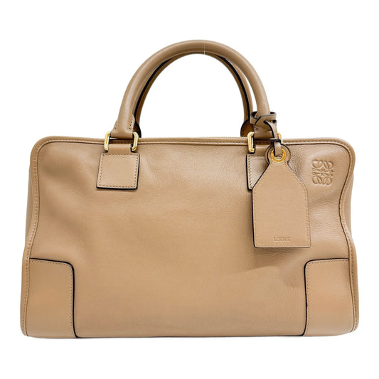 Amazona Brown Leather Two Way Bag