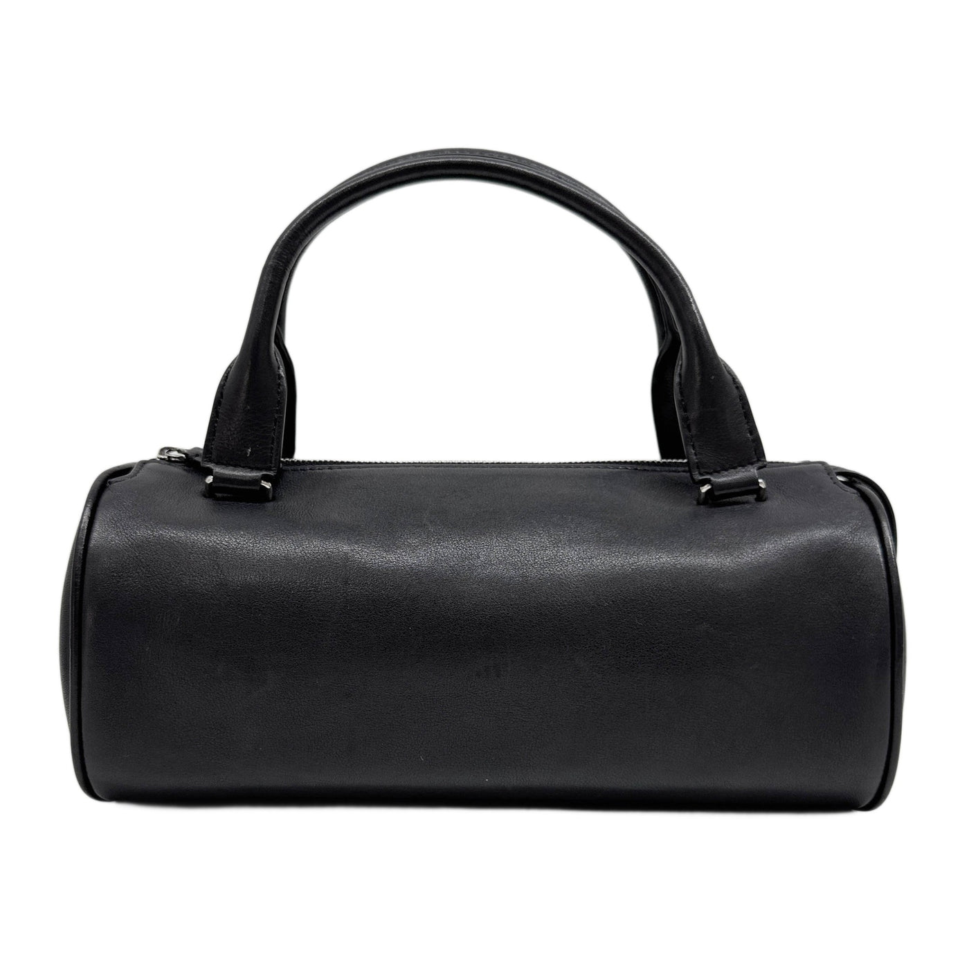Edith Black Leather Handle Bag
