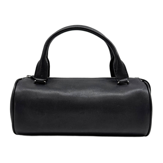 Edith Black Leather Handle Bag