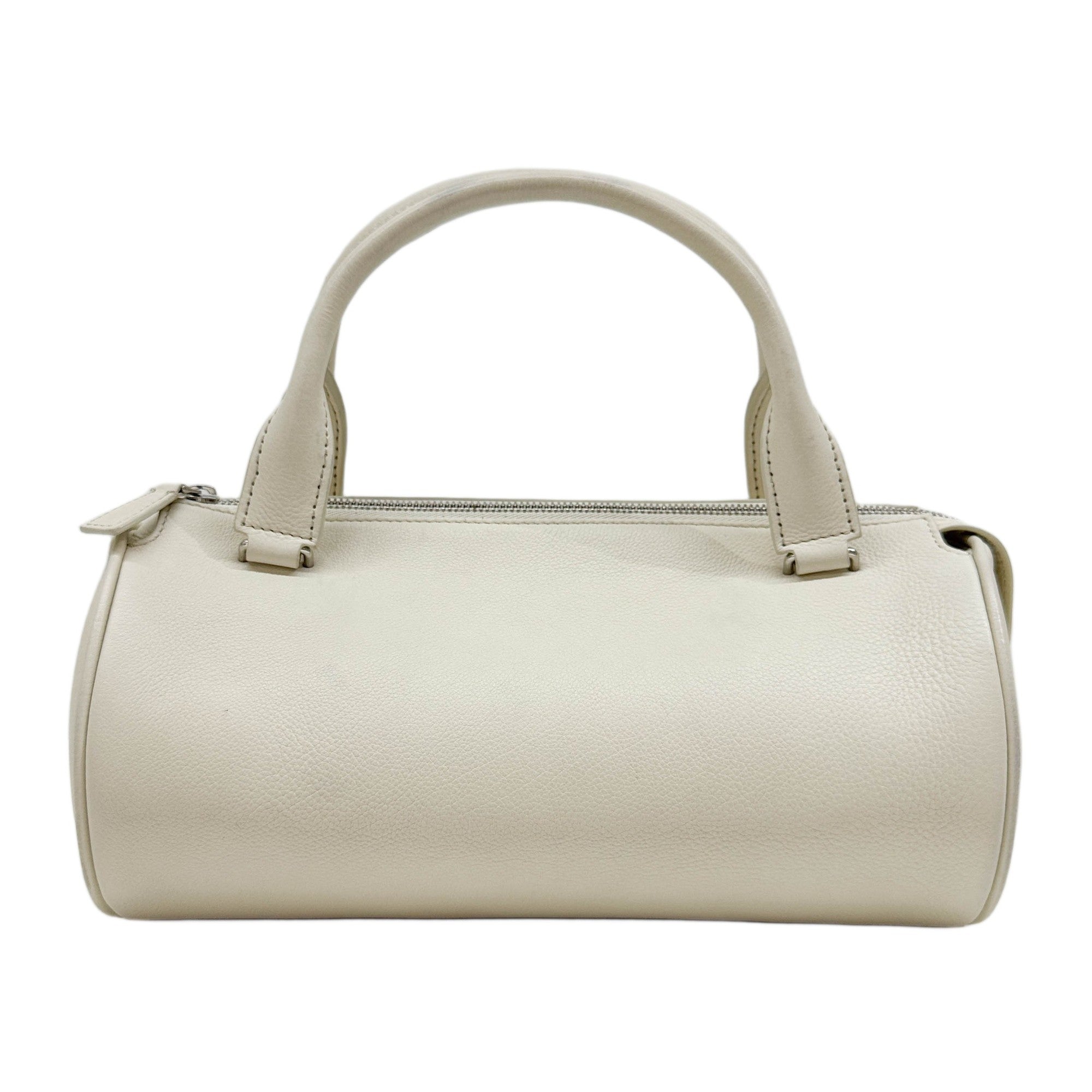 Edith Cream Leather Handle Bag