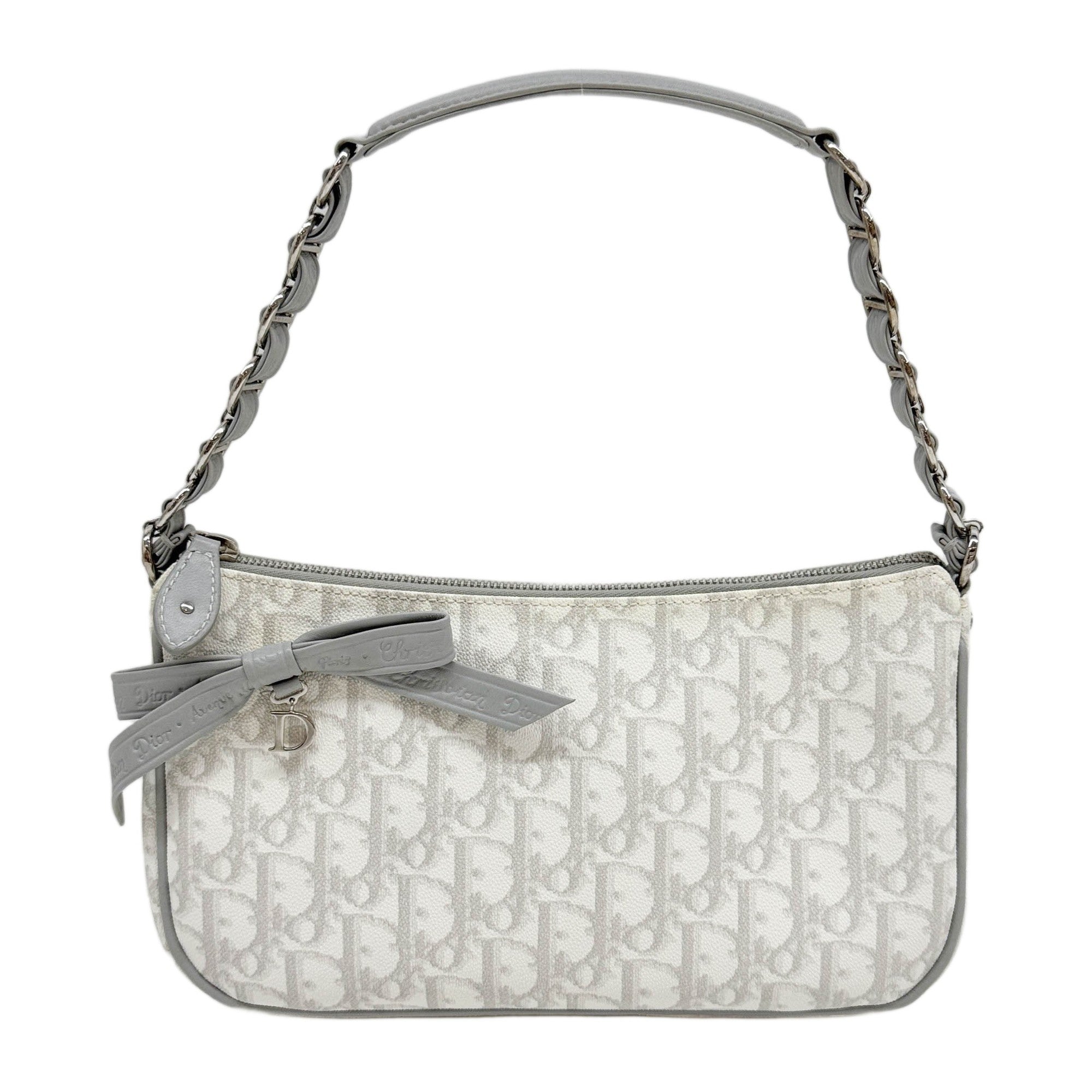 Romantique Gray Trotter Canvas Shoulder Bag