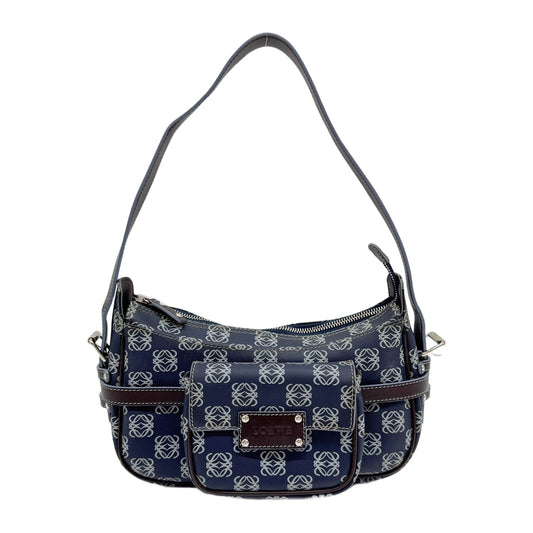 Anagram Blue Monogram Canvas Shoulder Bag