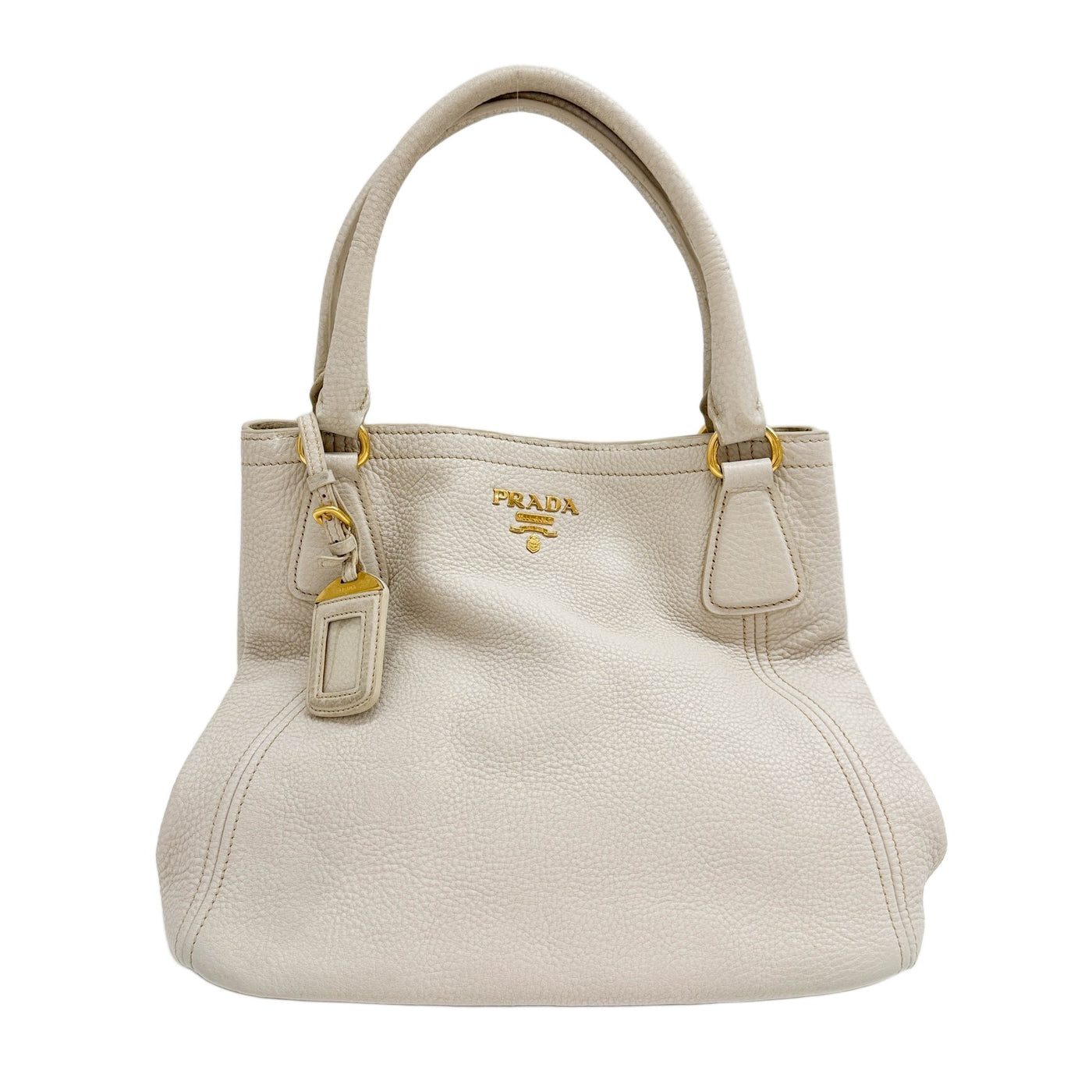 Off-White Leather Two Way Bag
