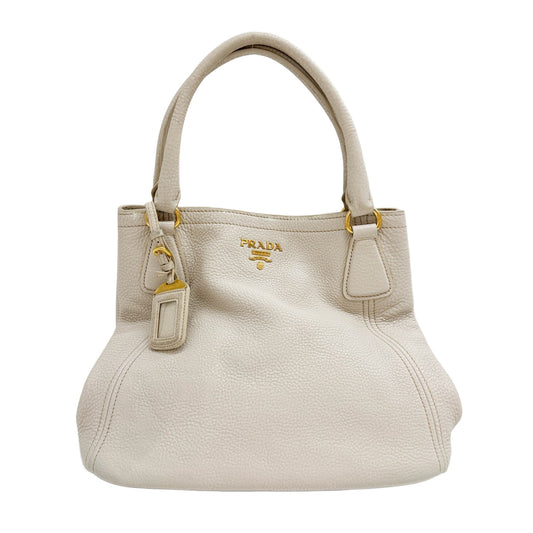 Off-White Leather Two Way Bag