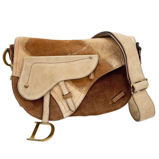 Gaucho Brown Suede Shoulder Bag