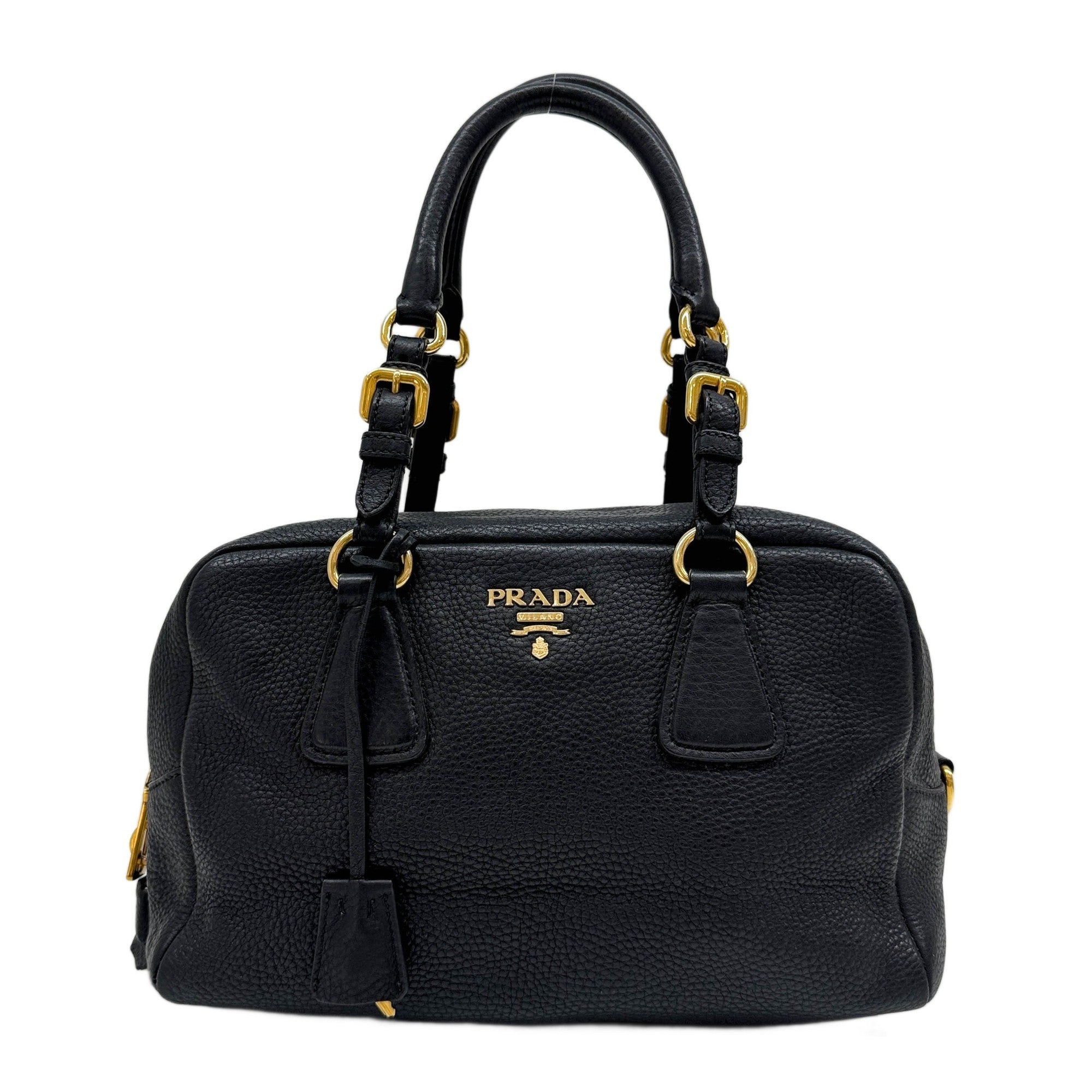 Boston Grey Leather Shoulder Bag