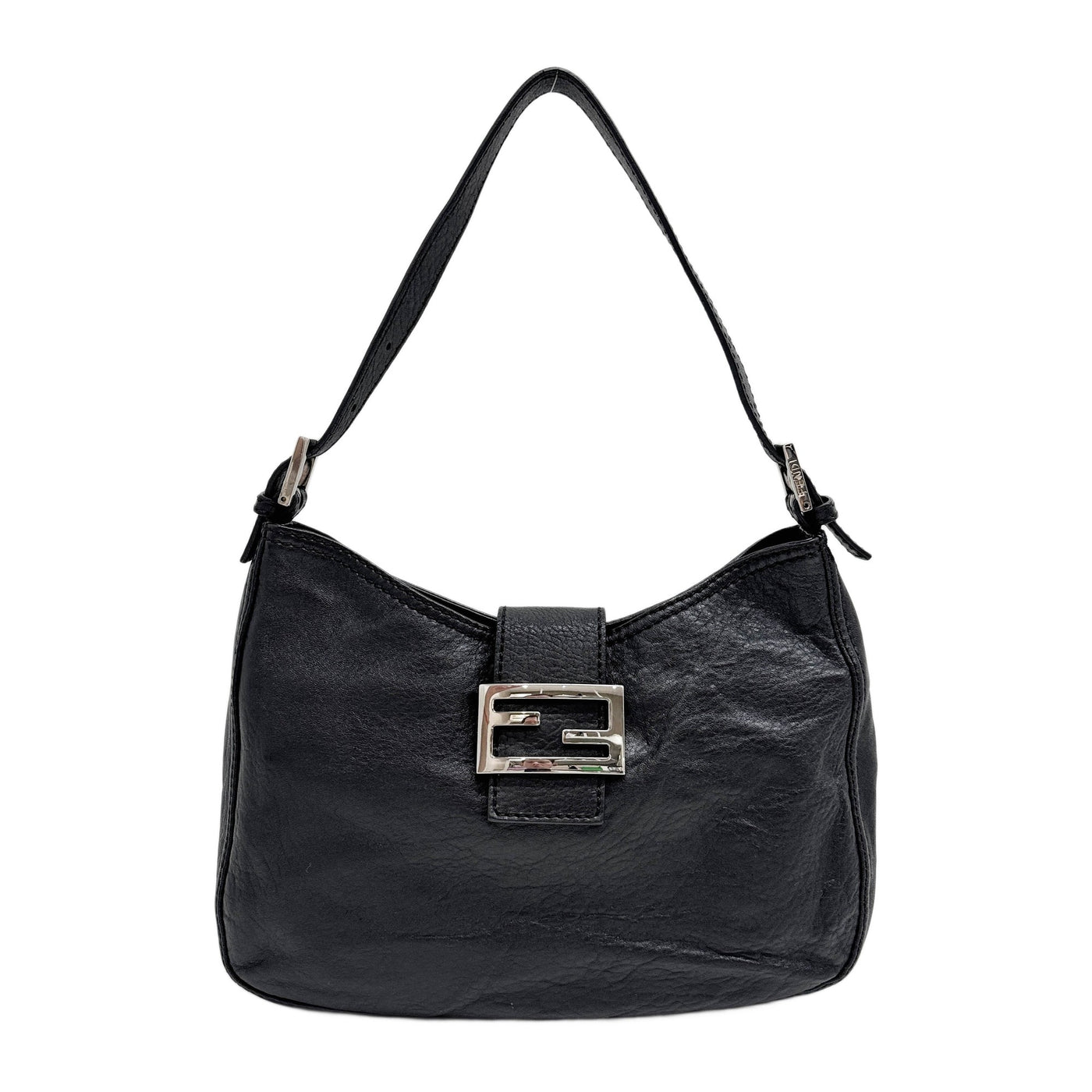 Black Leather Shoulder Bag