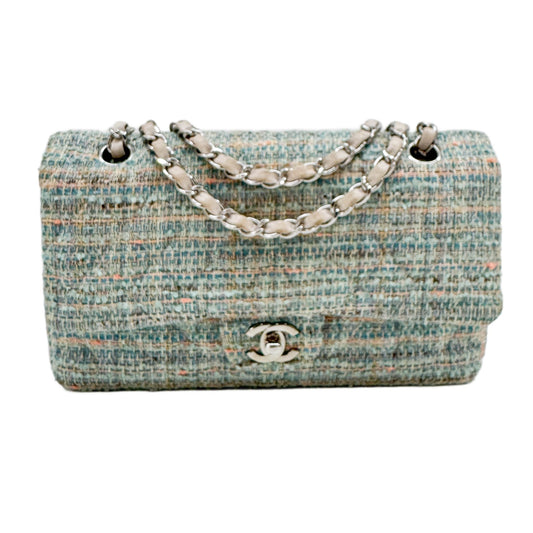 Classic Double Flap 2010-2011 Metalasse Multicolor Tweed Shoulder Bag