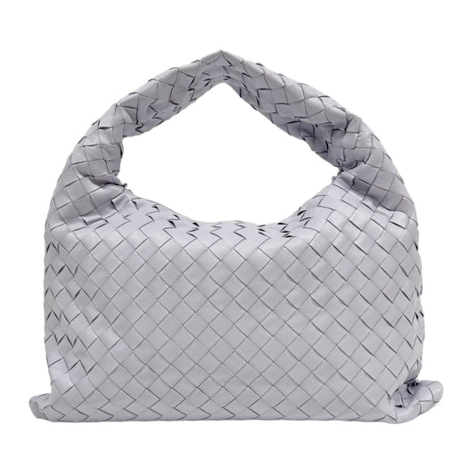 Veneta Intrecciato Pale Purple Leather Shoulder Bag