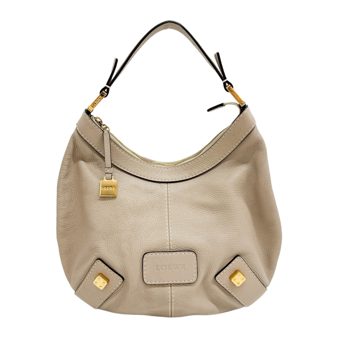 New Road Beige Shoulder Bag
