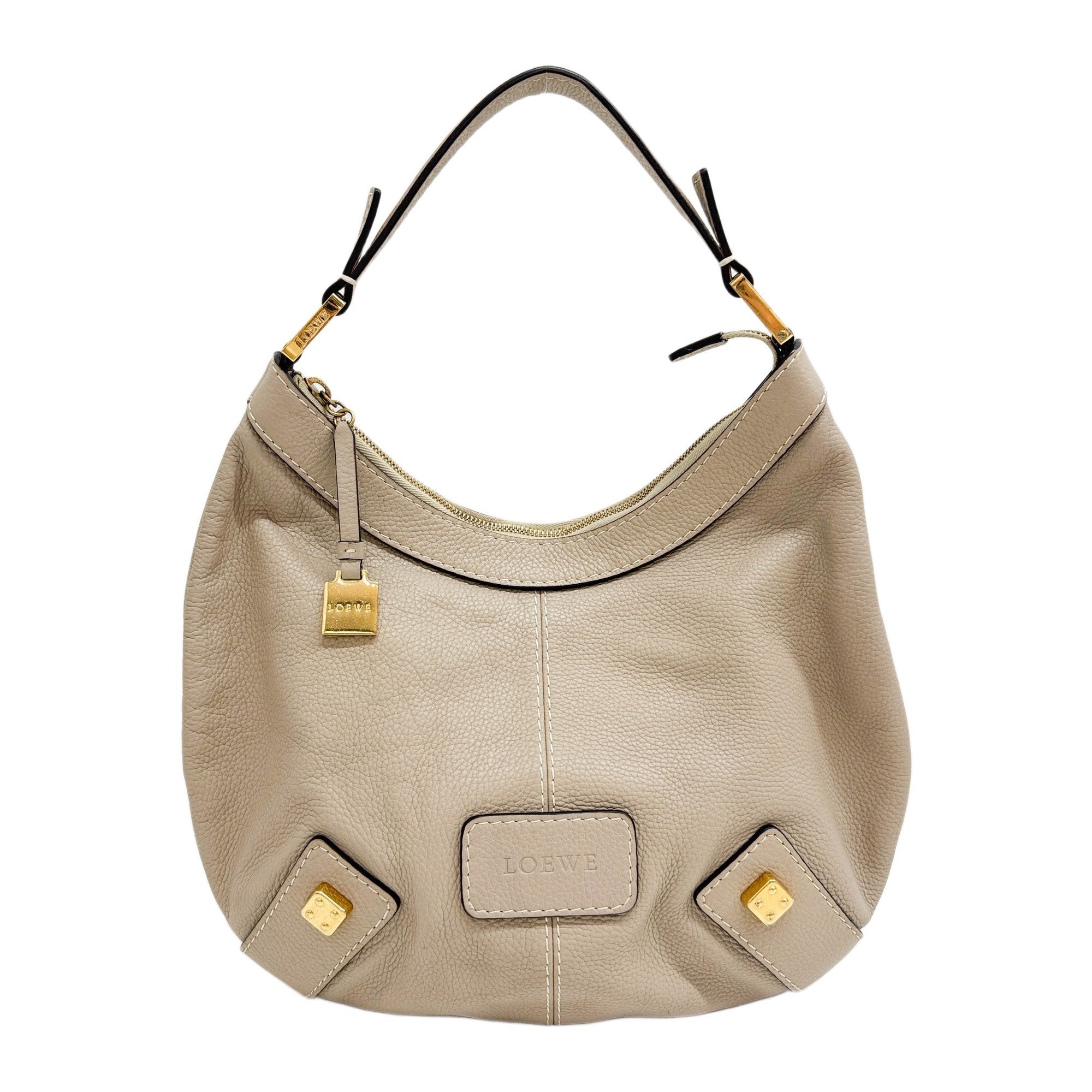 New Road Beige Shoulder Bag