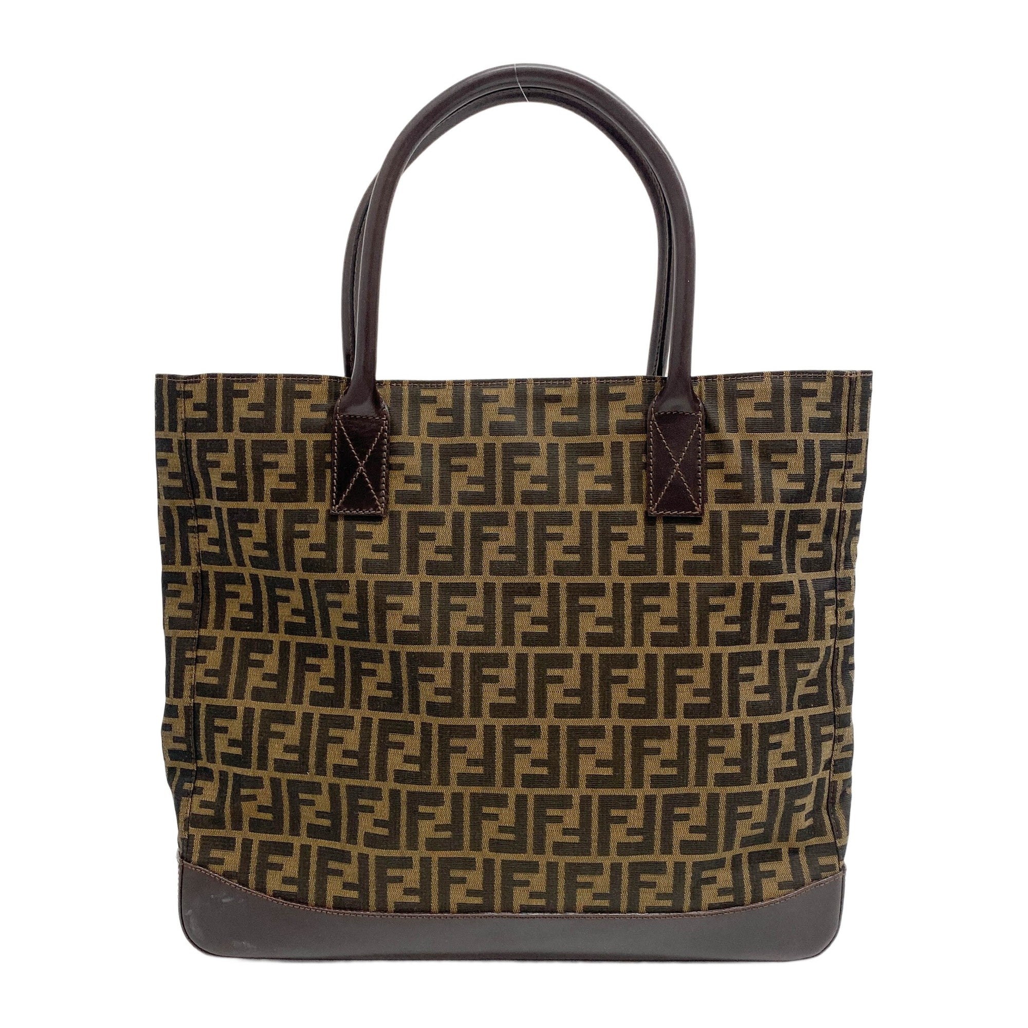 Brown Zucca Tote Shoulder Bag