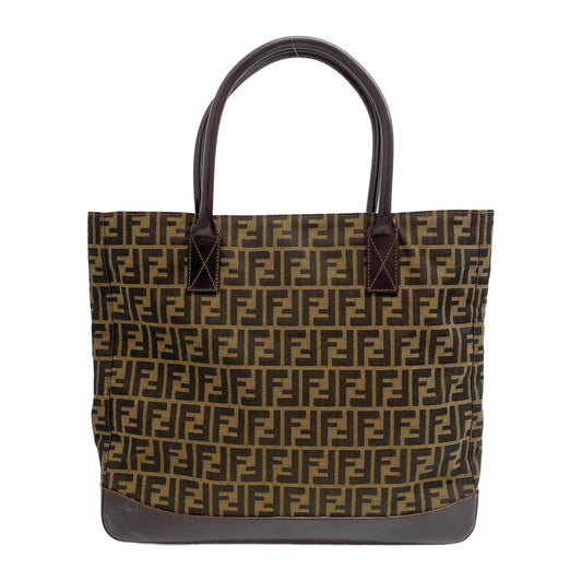 Brown Zucca Tote Shoulder Bag