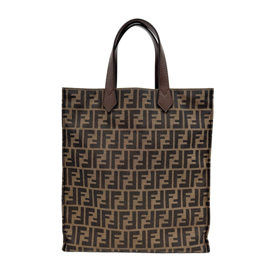 Brown Zucca Canvas Tote Bag