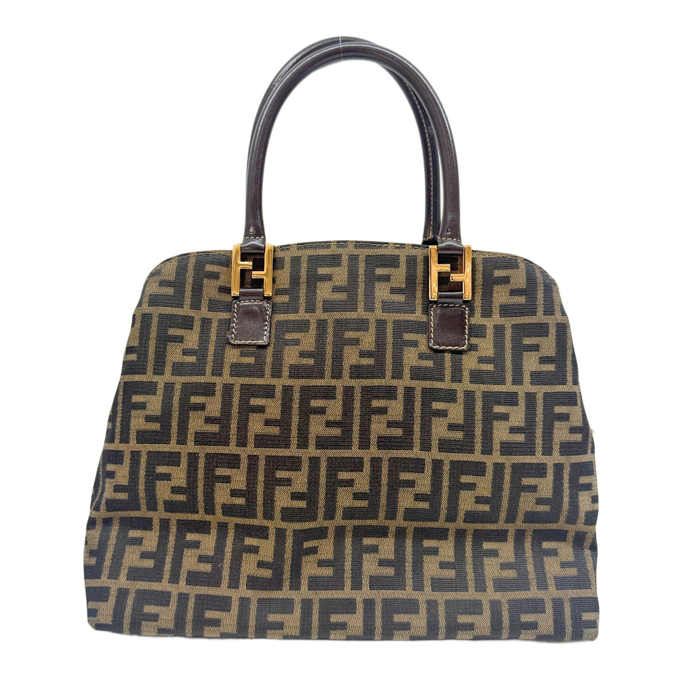 Brown Zucca Canvas Two Way Bag