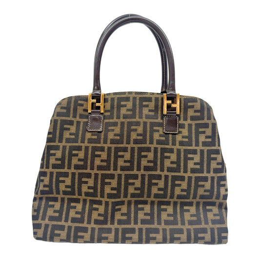 Brown Zucca Canvas Two Way Bag