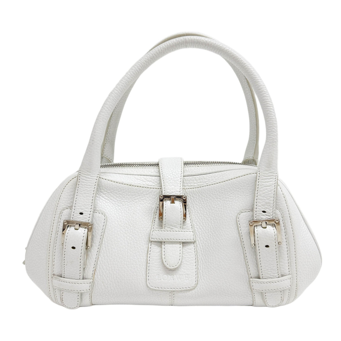 Senda White Shoulder Bag