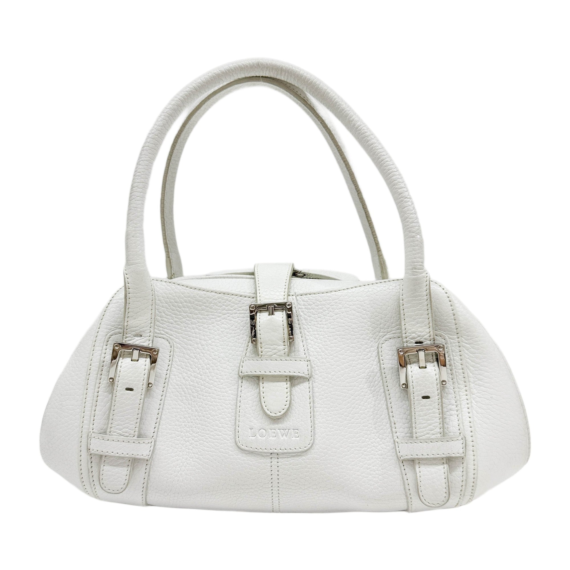 Senda White Shoulder Bag