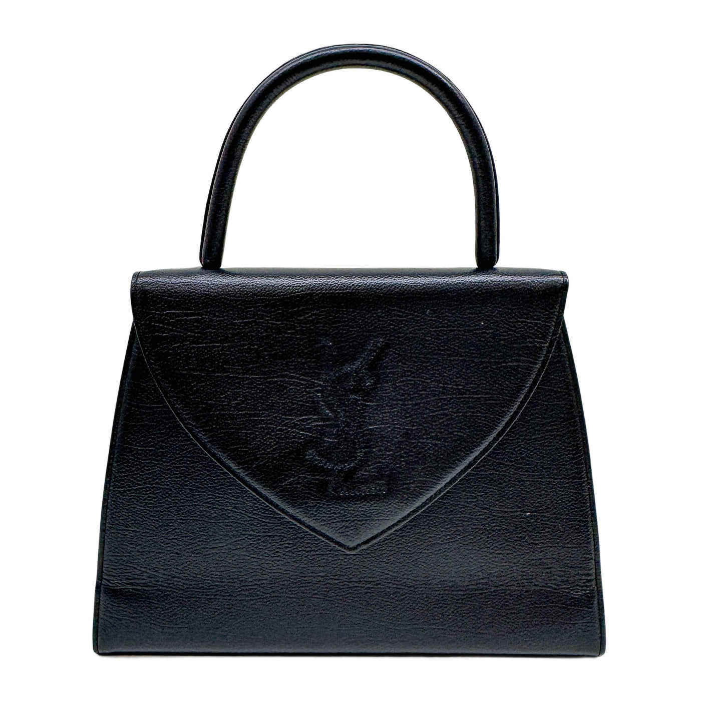 Black Leather Hand Bag