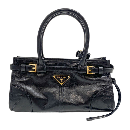 Mini Bonnie Black Leather Two Way Bag