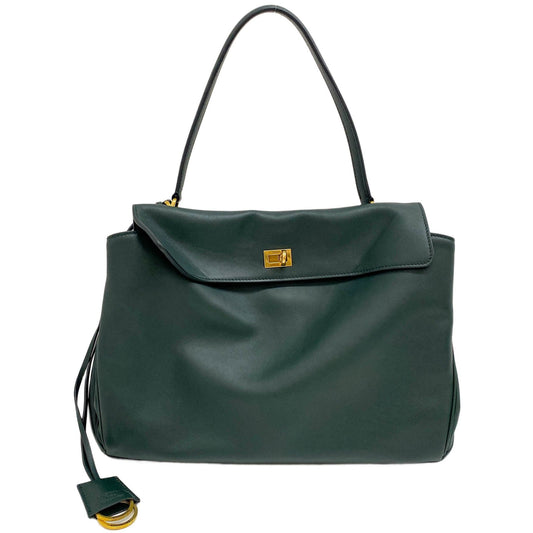 Medium Rodeo Green Leather Two Way Bag