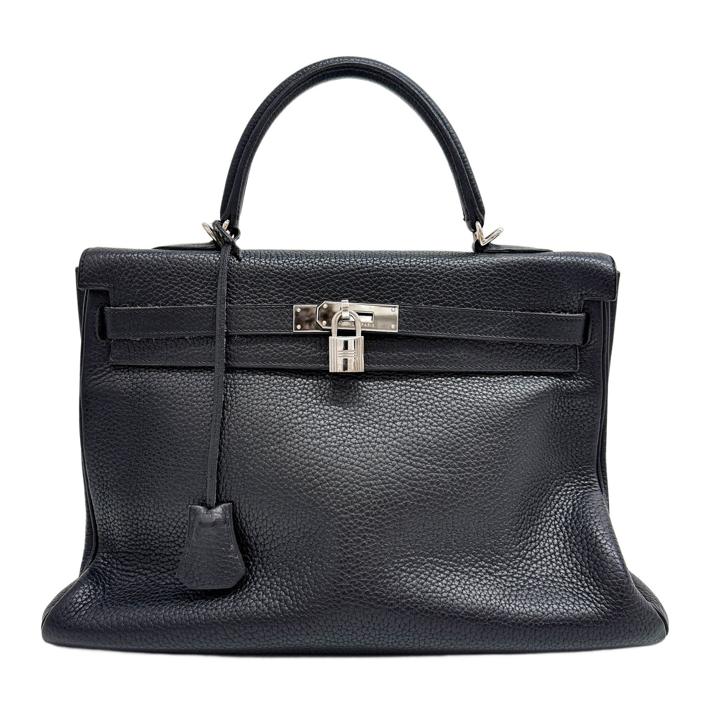 Birkin 35 2004 Black Leather Hand Bag