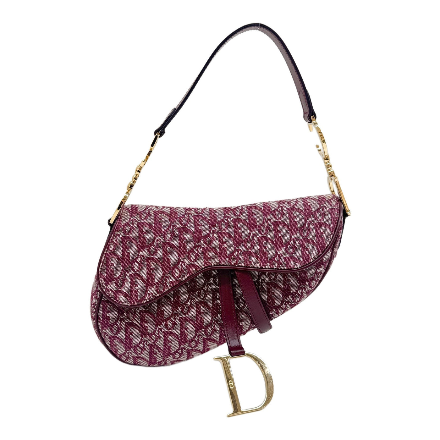 Saddle Red Trotter Canvas Shoulder Bag