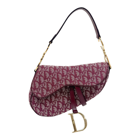 Saddle Red Trotter Canvas Shoulder Bag