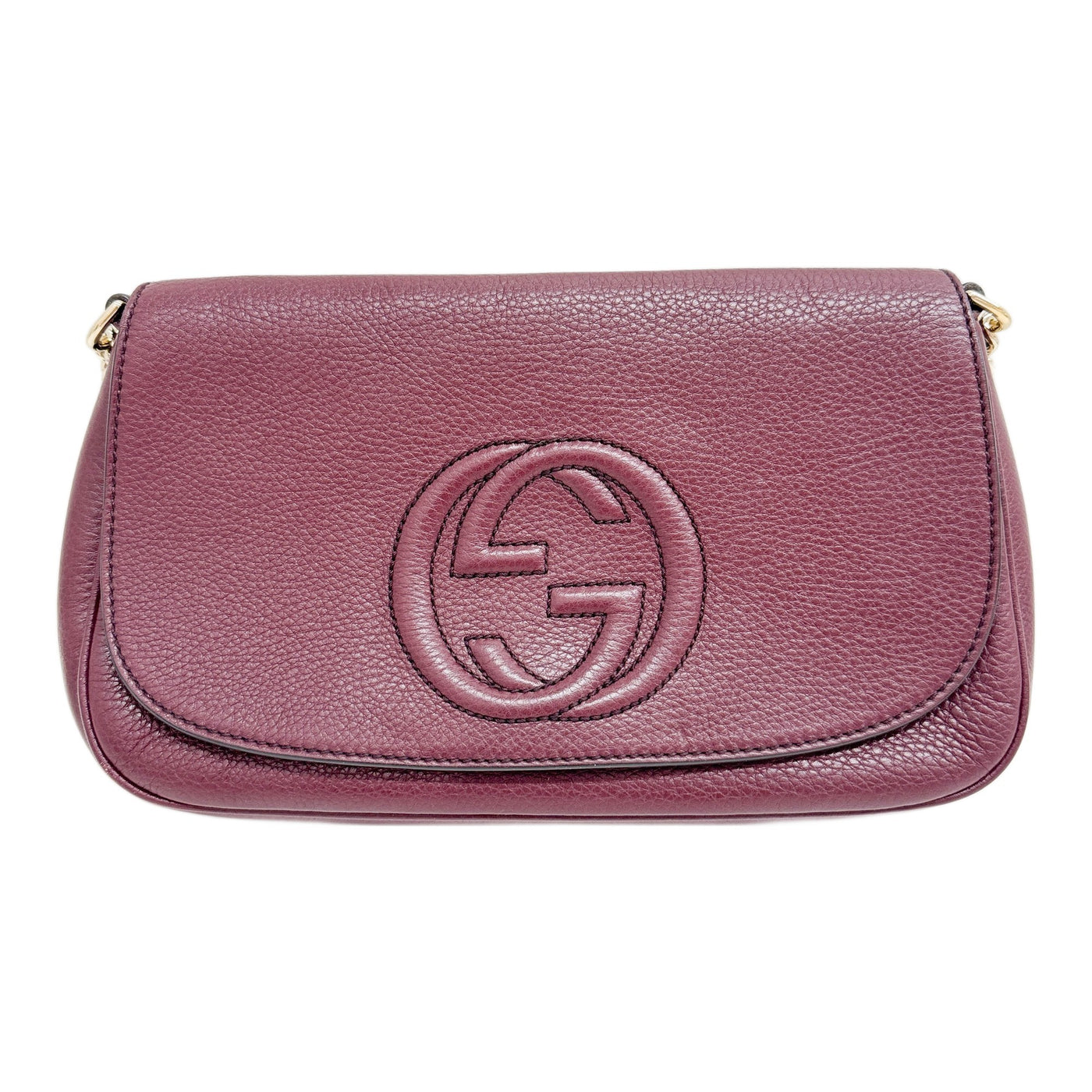 Soho Bordeaux Leather Shoulder Bag