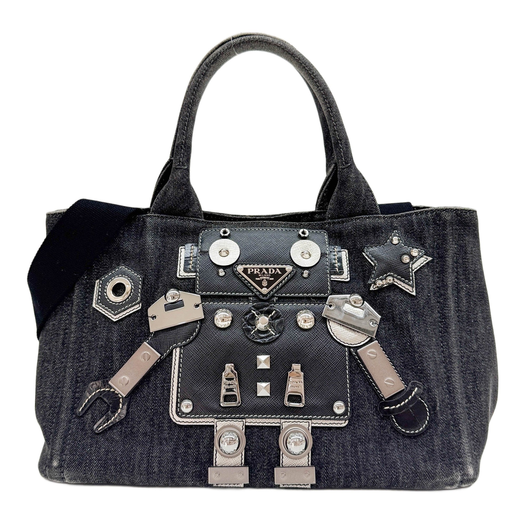 Canapa Robot Black Denim Two Way Back
