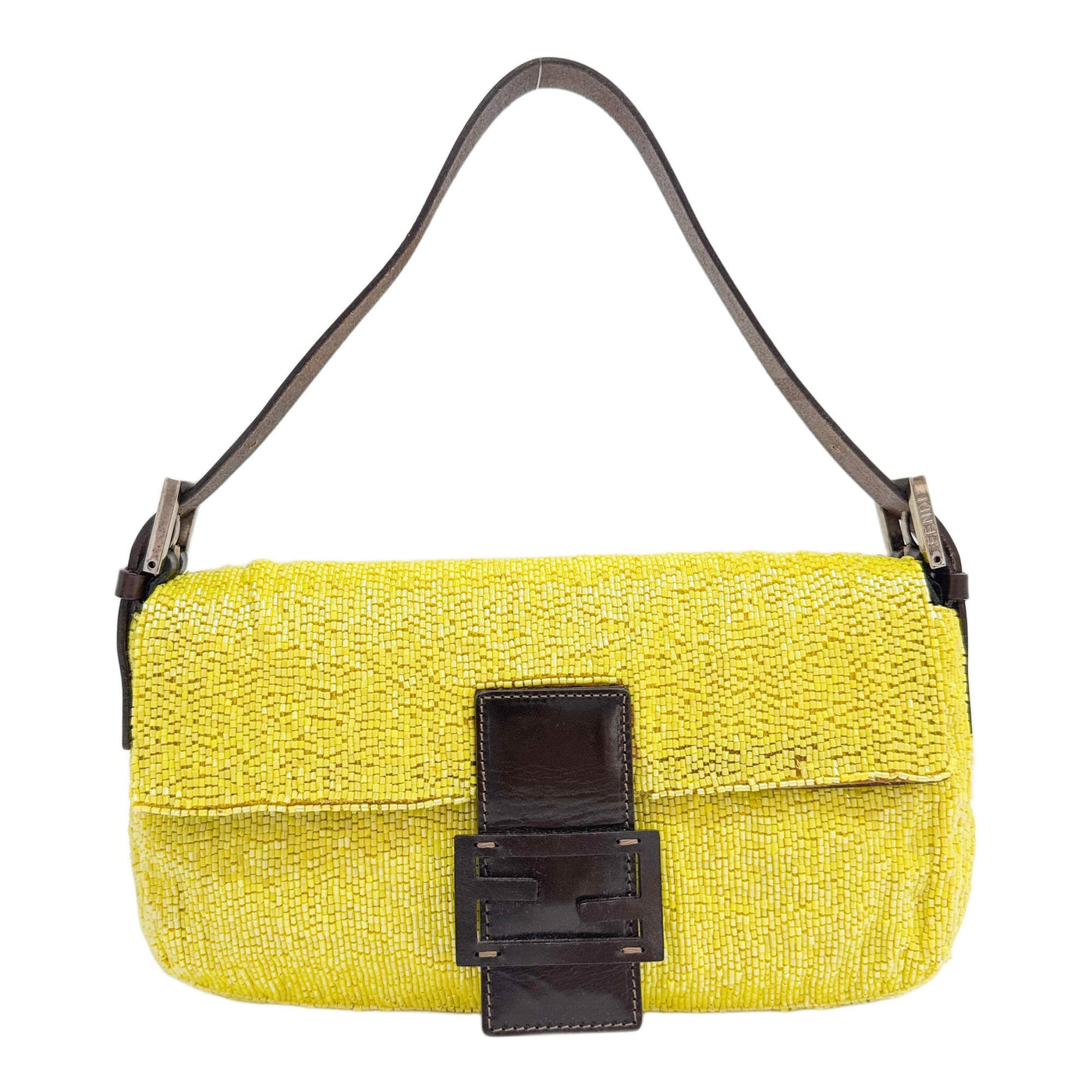 Baguette Green Beads Shoulder Bag