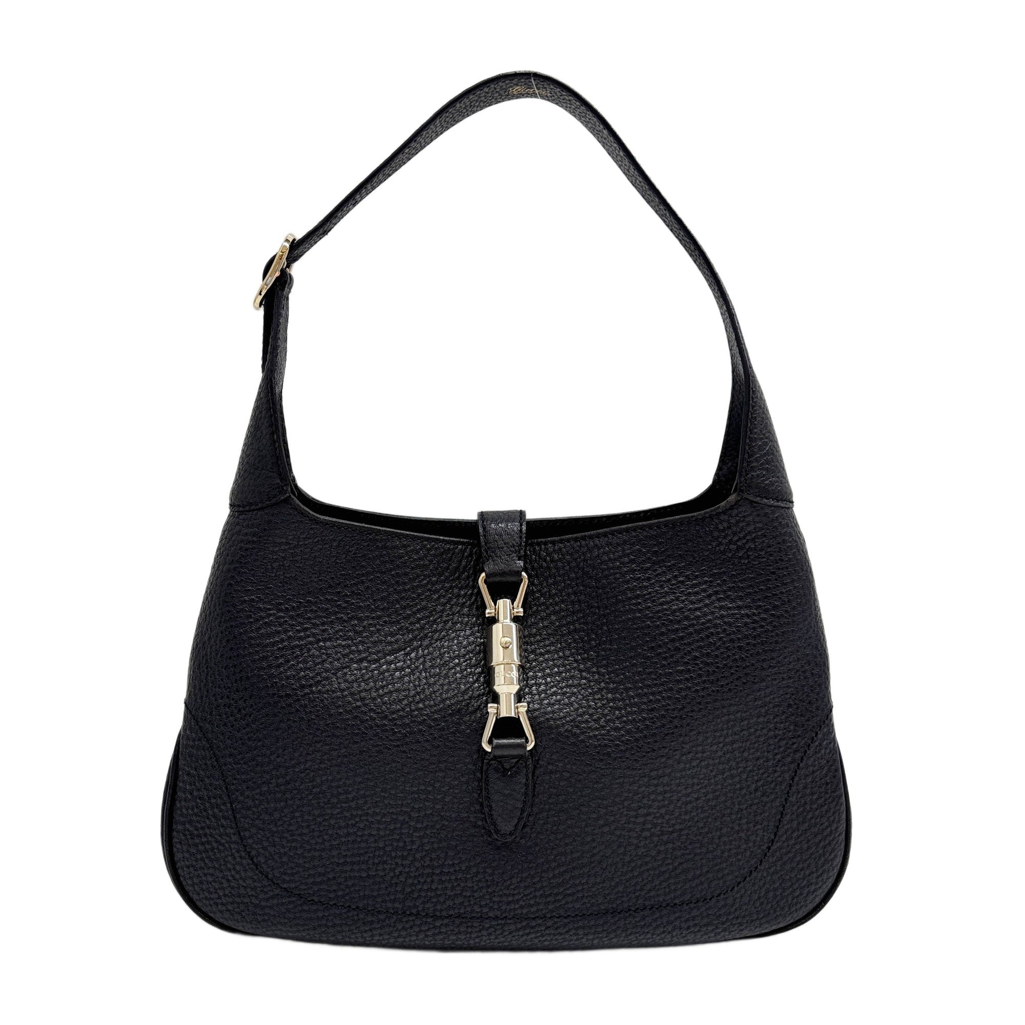 Jackie 1961 Black Leather Shoulder Bag