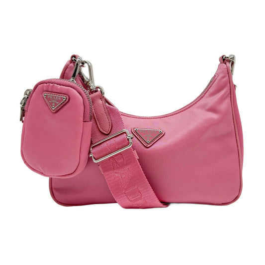 Re-Edition 2005 Pink Nylon Shoulder Bag