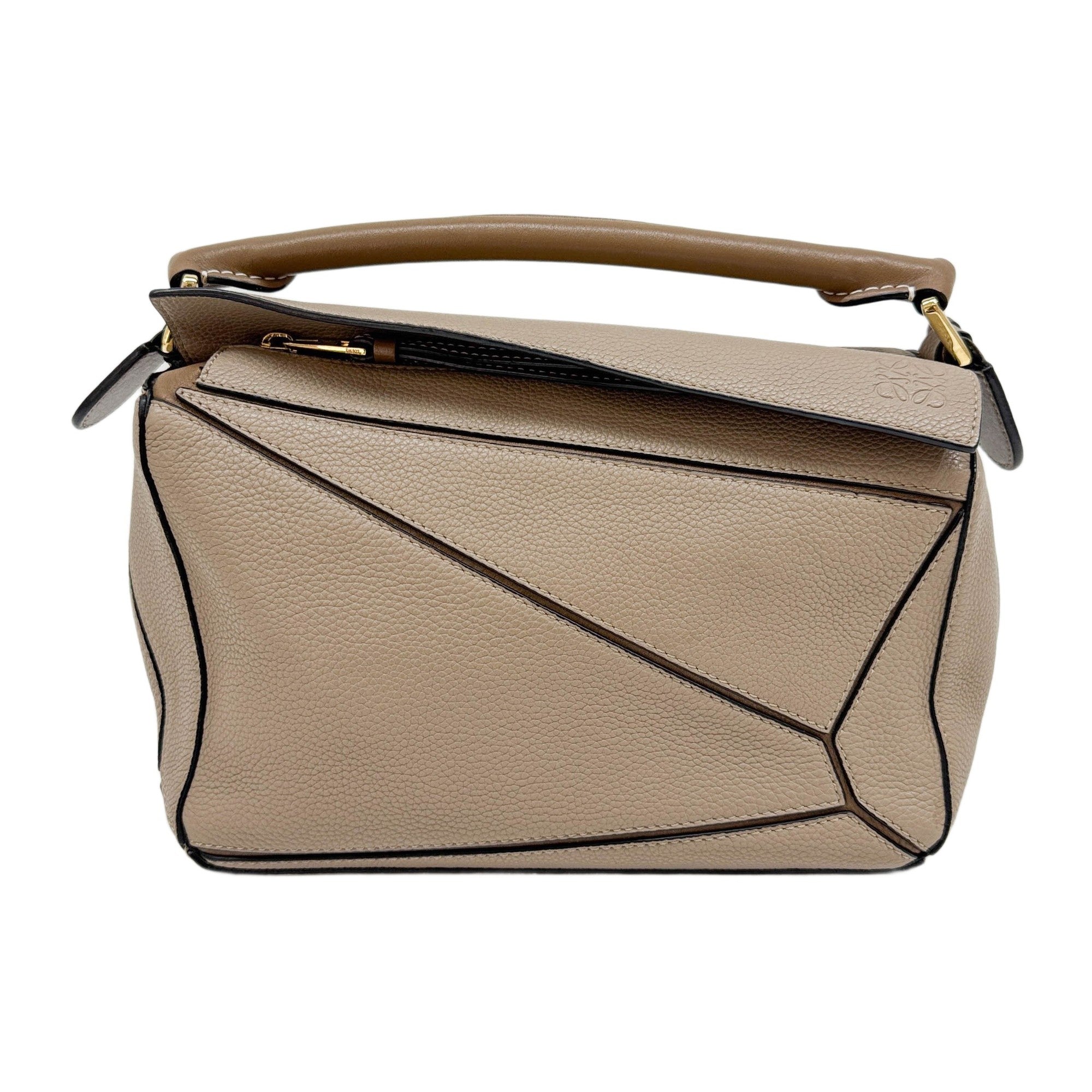 Puzzle Sand Leather Two Way Bag