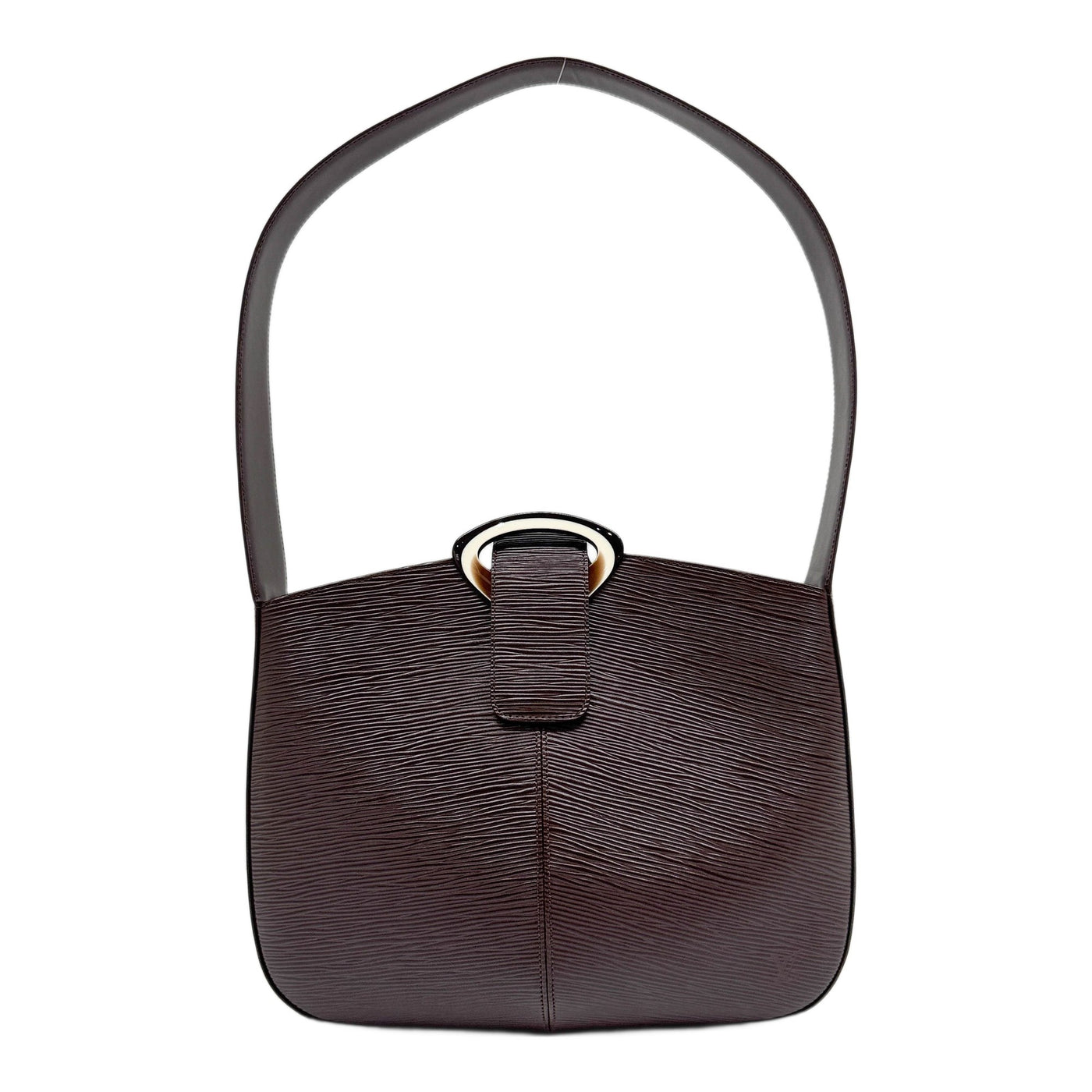 Reverie Epi Brown Leather Shoulder Bag