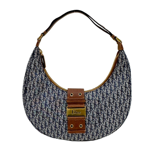 Street Chic Hobo Blue Trotter Canvas Shoulder Bag
