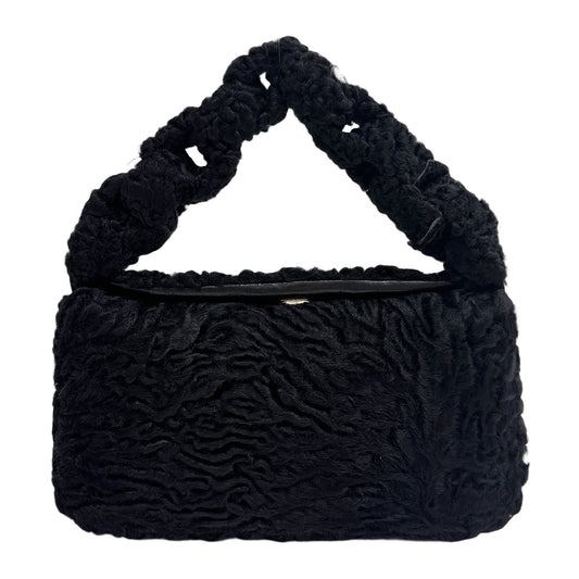 Black Pony Hair Hand Bag