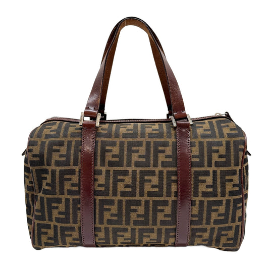 Brown Zucca Canvas Hand Bag