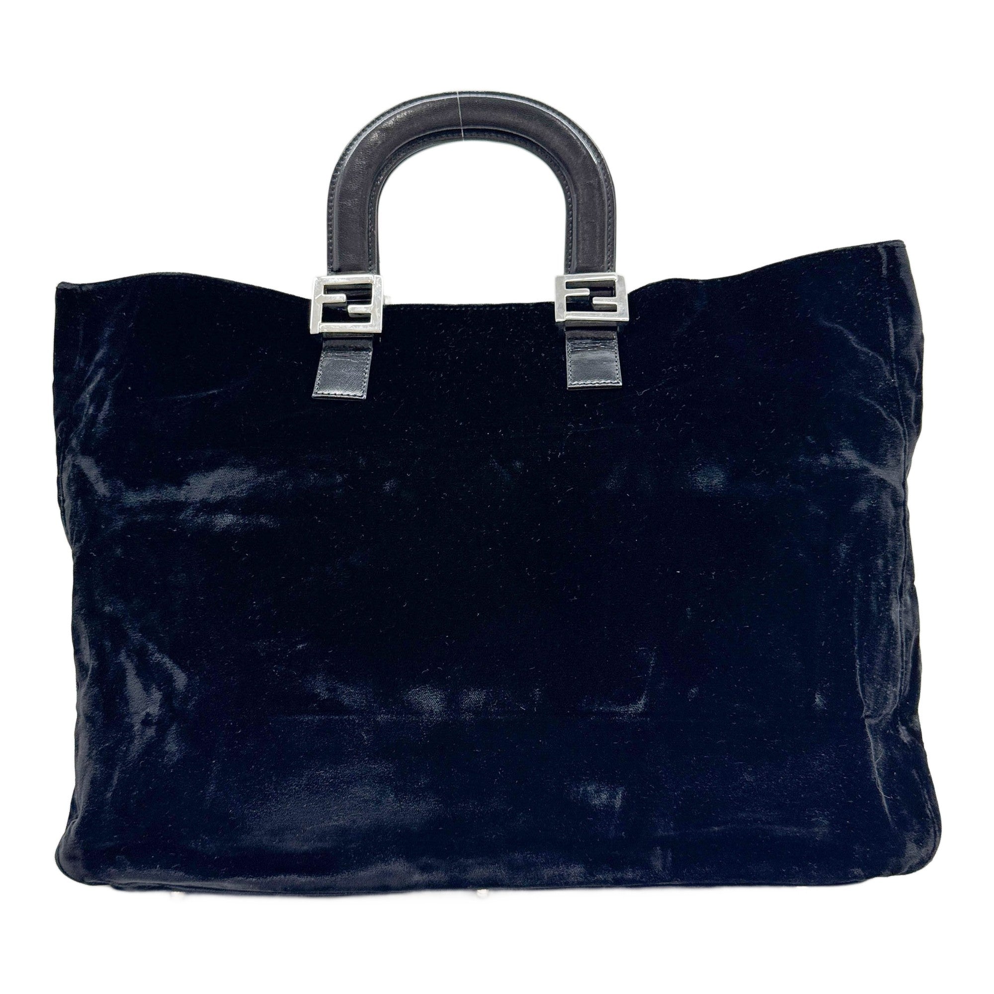 Black Velvet Tote Bag