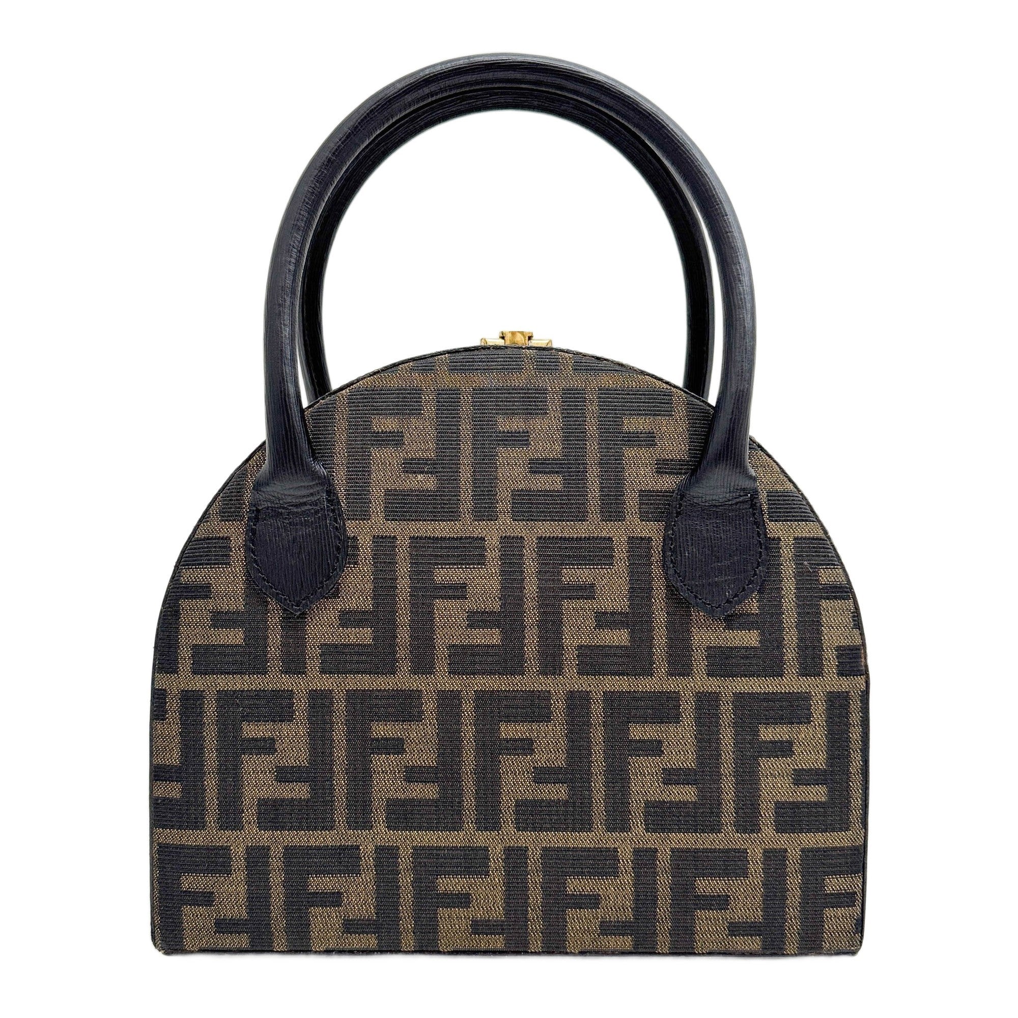 Brown Zucca Canvas Two Way Bag