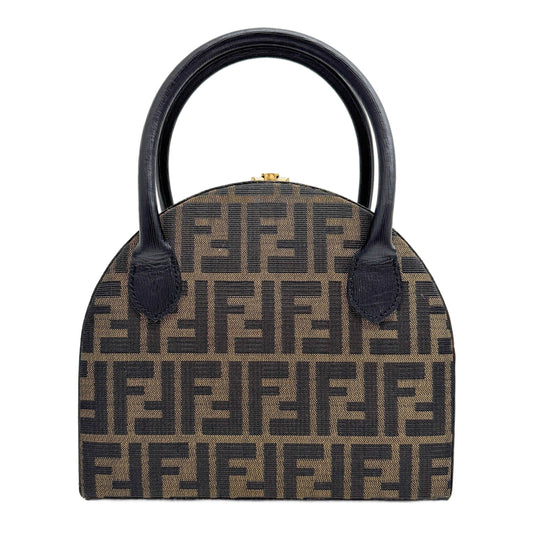 Brown Zucca Canvas Two Way Bag
