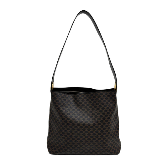 Black Triomphe Canvas Shoulder Bag
