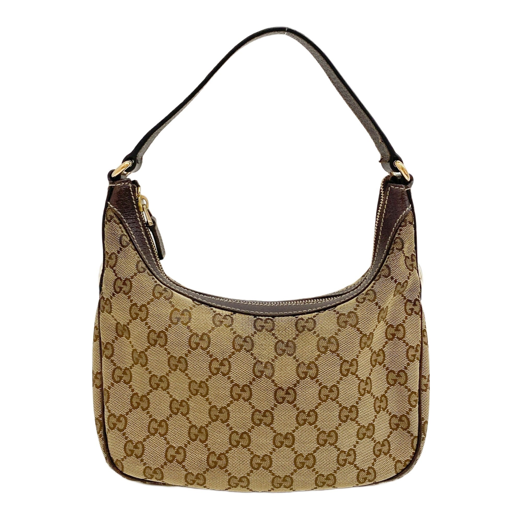 Brown GG Canvas Shoulder Bag