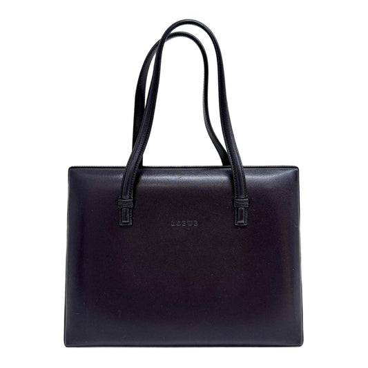 Black Leather Hand Bag