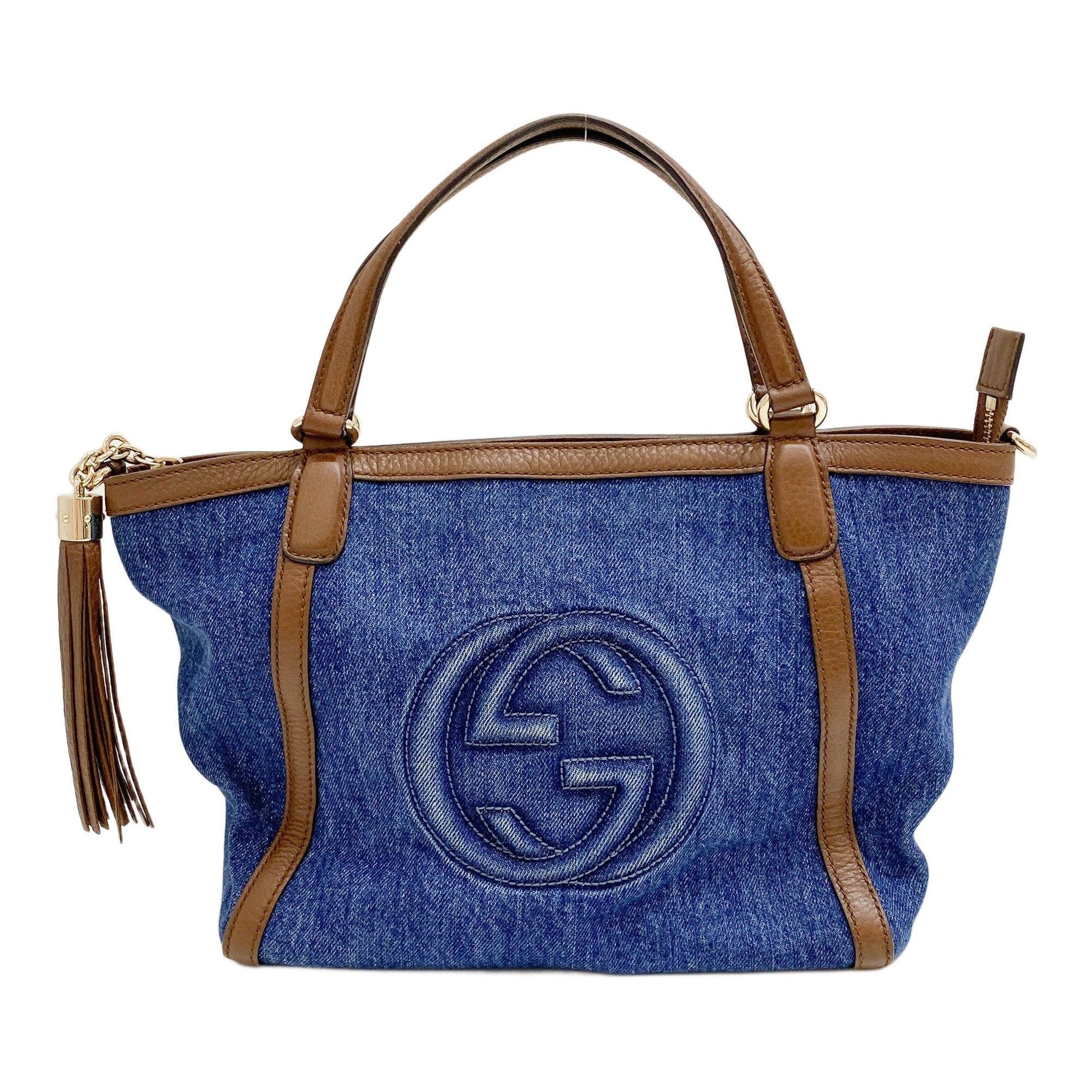 Soho Blue Denim Two Way Bag