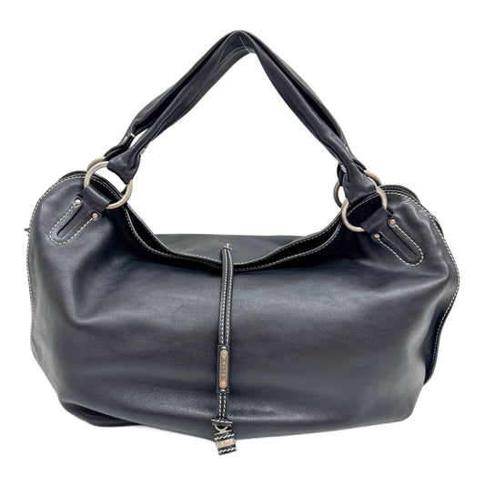 Bittersweet Black Leather Shoulder Bag
