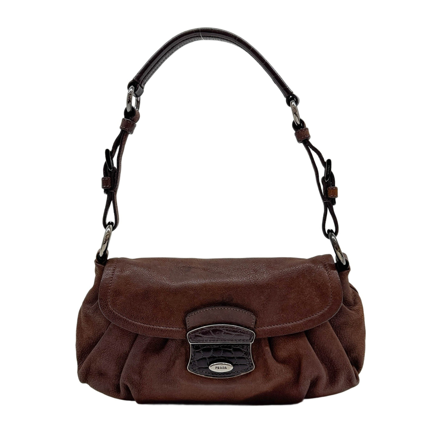 Antic St. Cocco Brown Leather Shoulder Bag